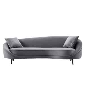 curved couch sofa