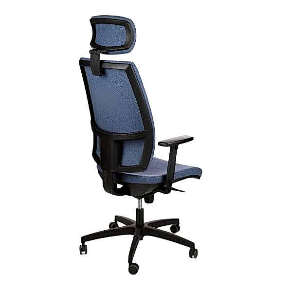 The breathable mesh back promotes airflow, keeping you cool during extended work hours
