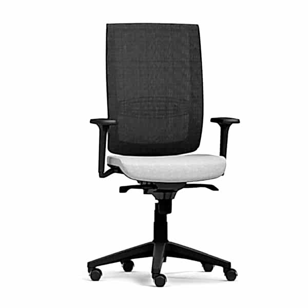 Executive office chair with casters for a professional and functional setup.