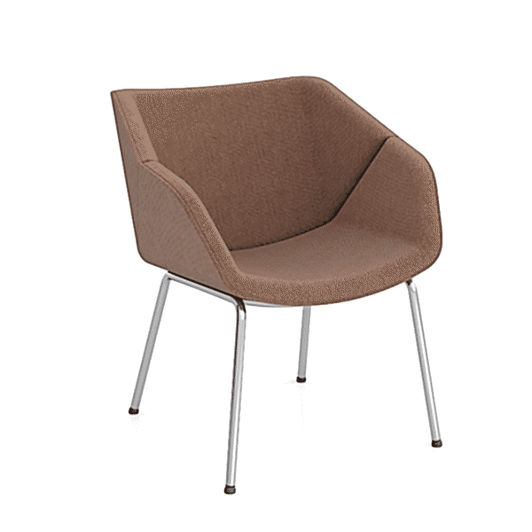 A geometric marvel, this chair redefines modern aesthetics with its clean angles.