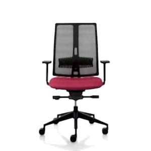 a simple office chair with Purple seat