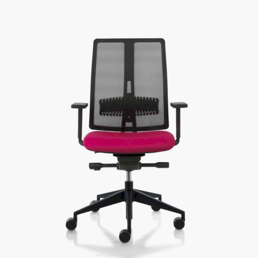 a simple office chair with Purple seat