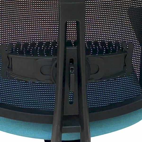 Adjustable tilt and tension office chair with reliable caster wheels.