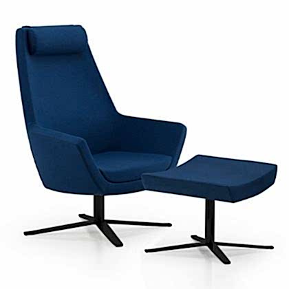 armchair, offering both comfort and aesthetics.