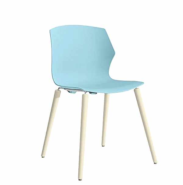 Armless guest chair with simple and versatile style