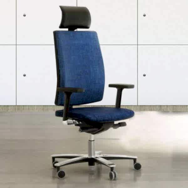 Comfortable and supportive office chair with easy-glide wheels for swift movement.