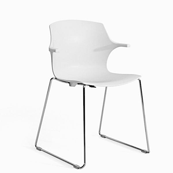 Contemporary guest chair with unique and modern design