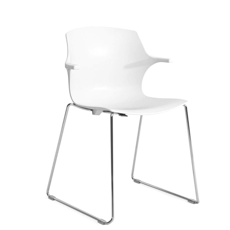 Contemporary guest chair with unique and modern design