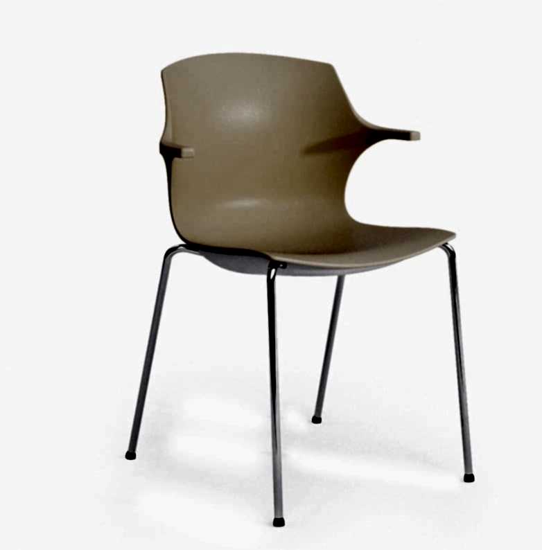 Curved office training chair