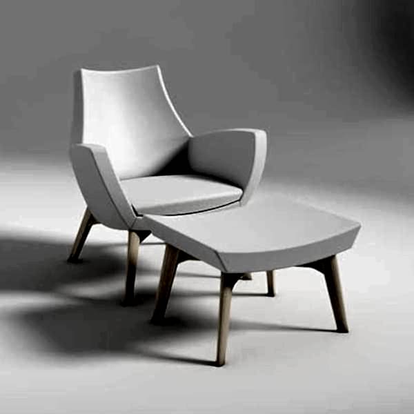 Elevate your relaxation game with our lounge armchair, boasting a perfect blend of style and coziness.