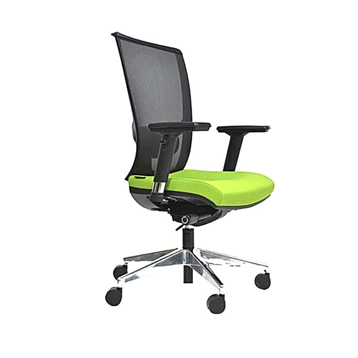 Ergonomically designed office chair on wheels for maximum comfort and support.