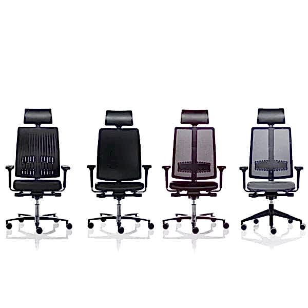 High-performance office chair with smooth-rolling wheels for effortless movement.