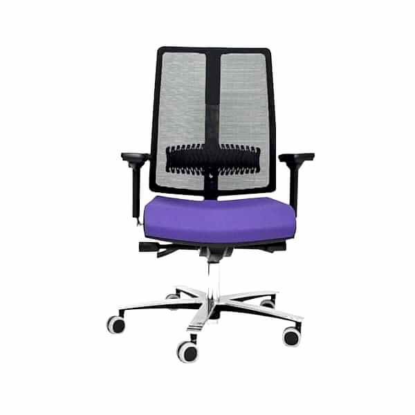 Innovative and ergonomic design office chair on wheels, promoting productivity and focus.