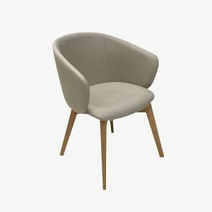 Leather office chair with sleek and professional appearance