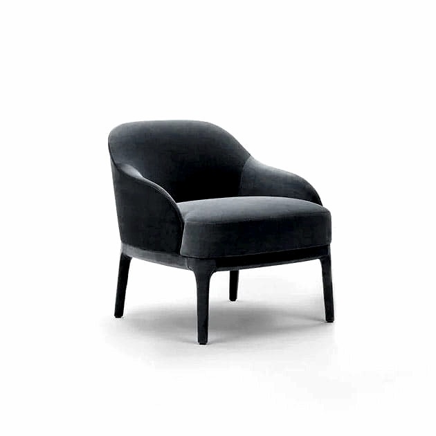 low back stylish armchair