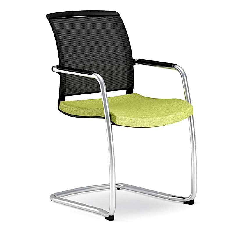 Low-profile office chair with slim and minimalist appearance