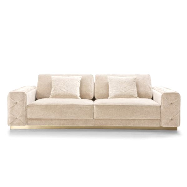 Luxury modern sofa with wide arms