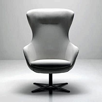 Main egg-shaped lounge chair