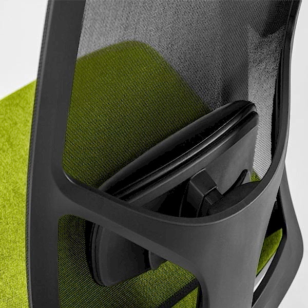 Modern and comfortable office chair on wheels to boost productivity.