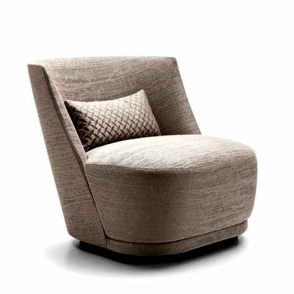 modern armchair with beautiful fabric