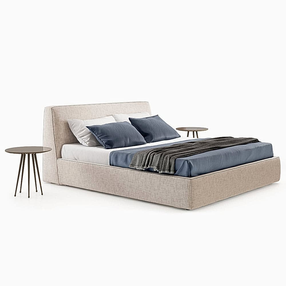 Modern upsoltered bed for family couples