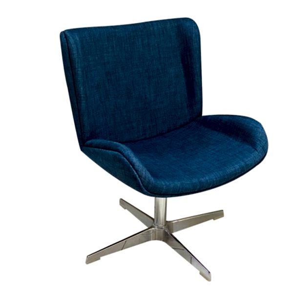 office chair, featuring a rotatable wooden leg base