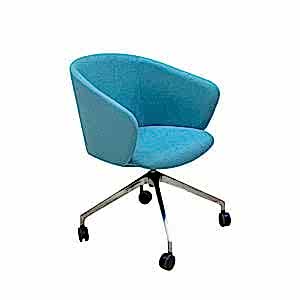 Petite office chair with smaller dimensions for petite individuals