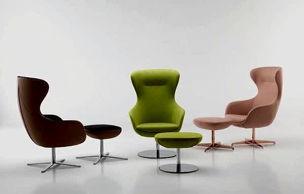 Redefine your space with our egg-shaped lounge chair, an embodiment of timeless comfort.