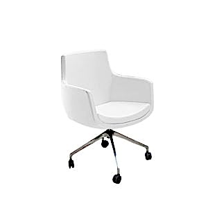 Rolling office chair with smooth movement for easy mobility