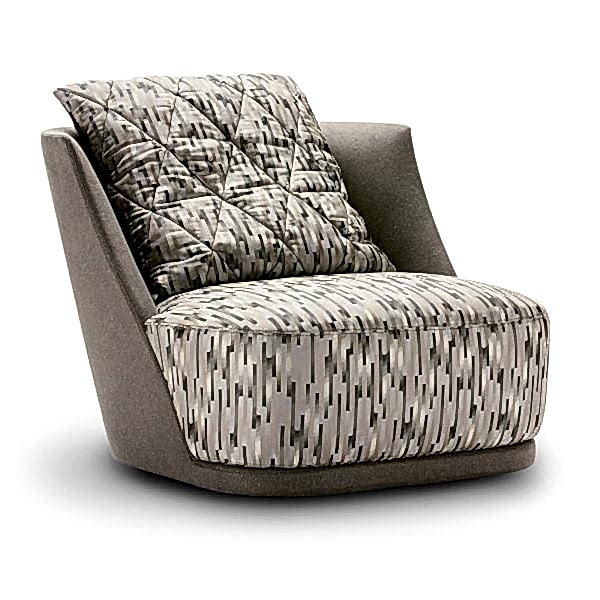 The modern armchair exudes simplicity and elegance with its clean lines and minimalistic design