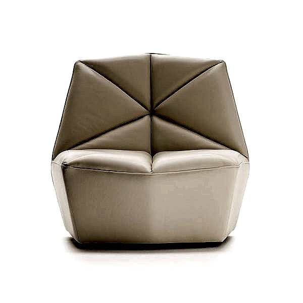 Upholstered Designer armchair