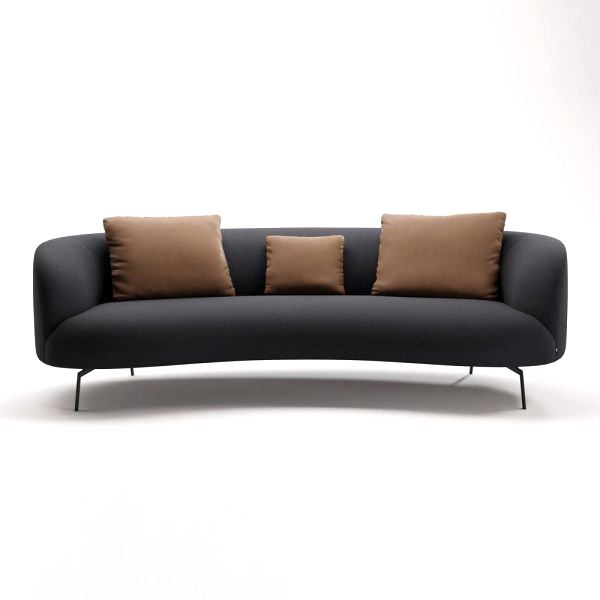 curved sofa