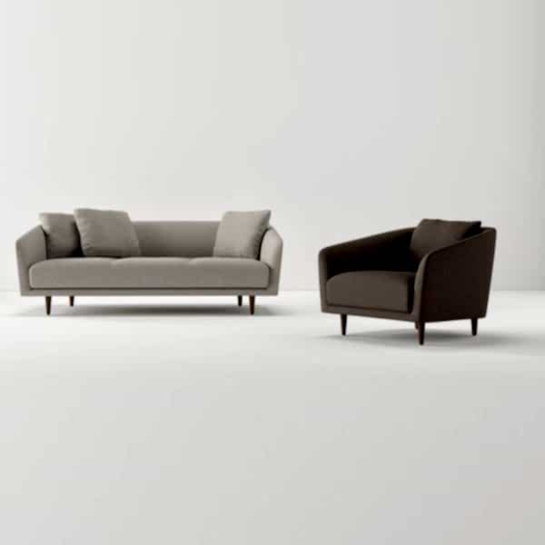 Sofa and armchair