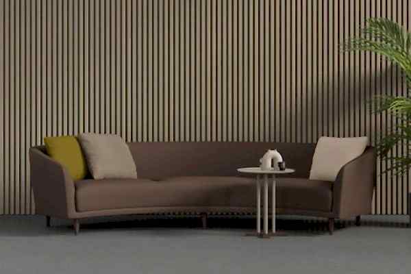 Beautiful curved sofa