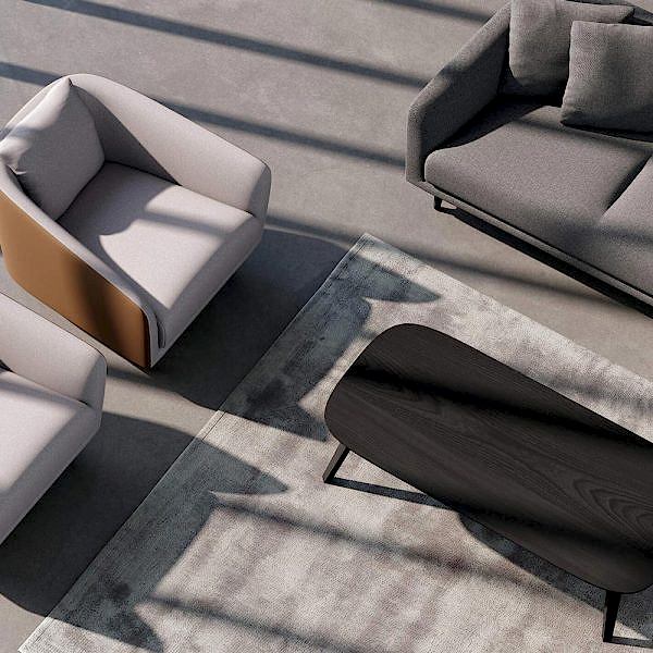 luxury modern seating set