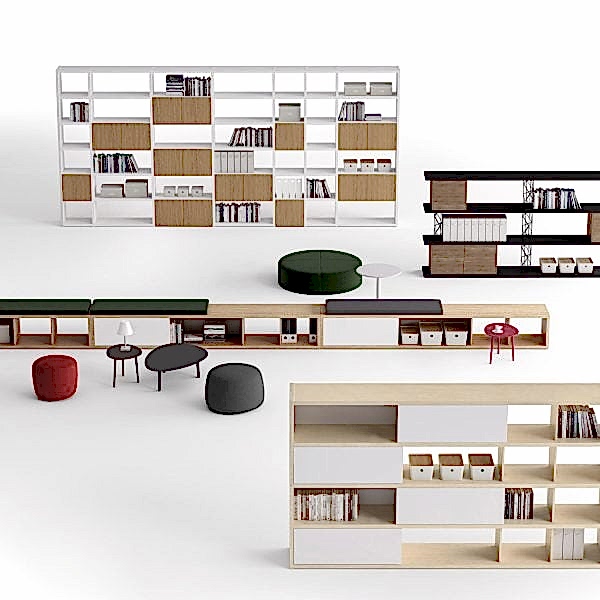 Shelves with different designs