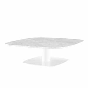 White marble top coffee table
