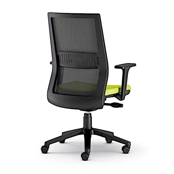 office chair equipped with smooth-rolling wheels for added convenience.