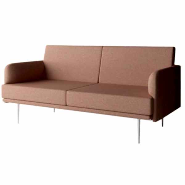 Slim compact 2 seater sofa