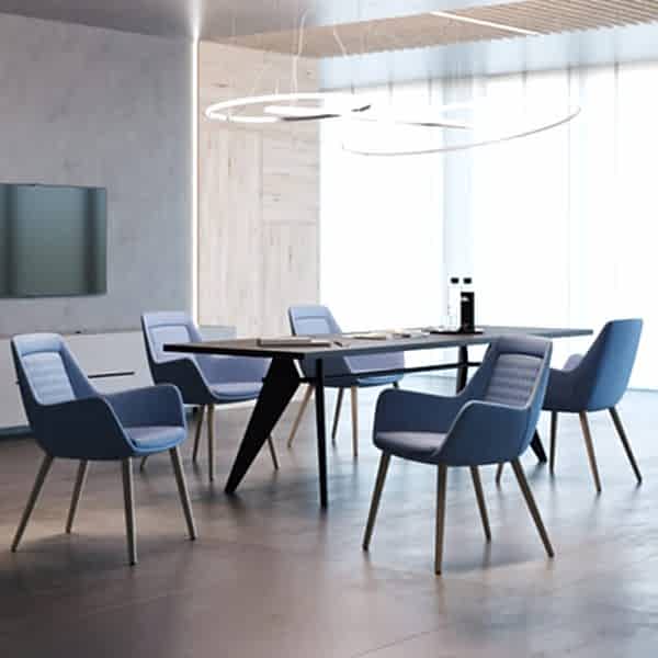A meetign room with chairs