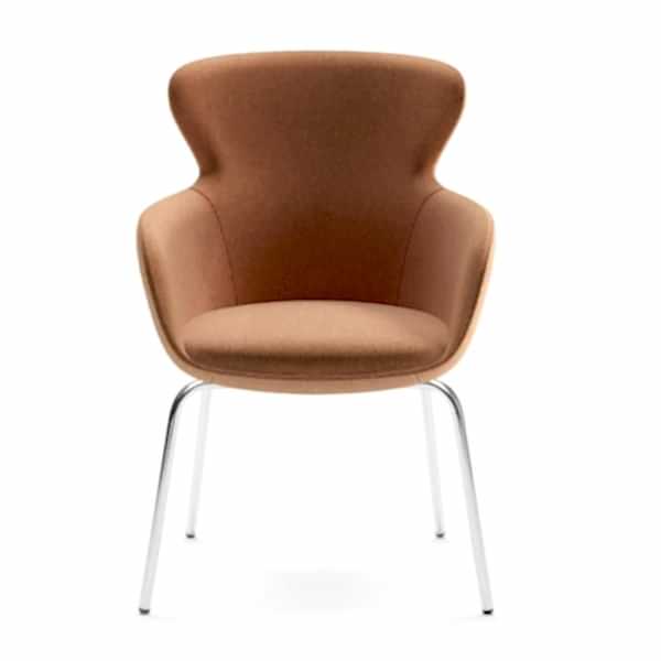 Comfortable seating with a high backrest