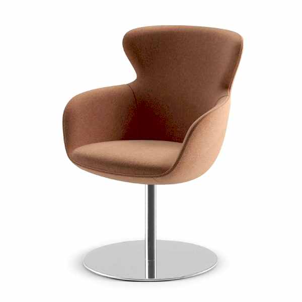 Cozy armchair with a modern design