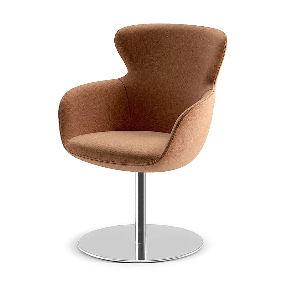Cozy armchair with a modern design