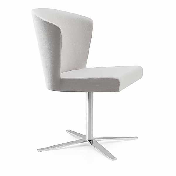 Elegant white chair with a sturdy frame