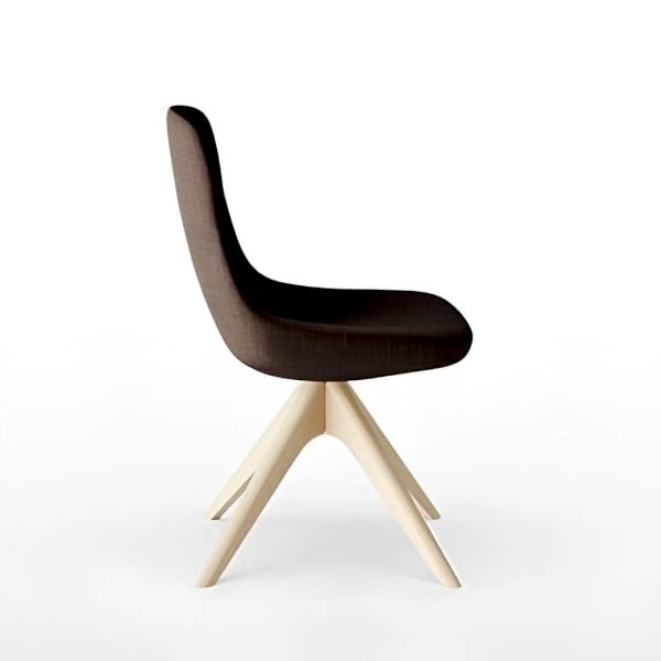 Modern chair with a minimalist design.