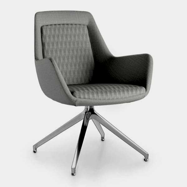 Sleek design with a subtle quilted pattern