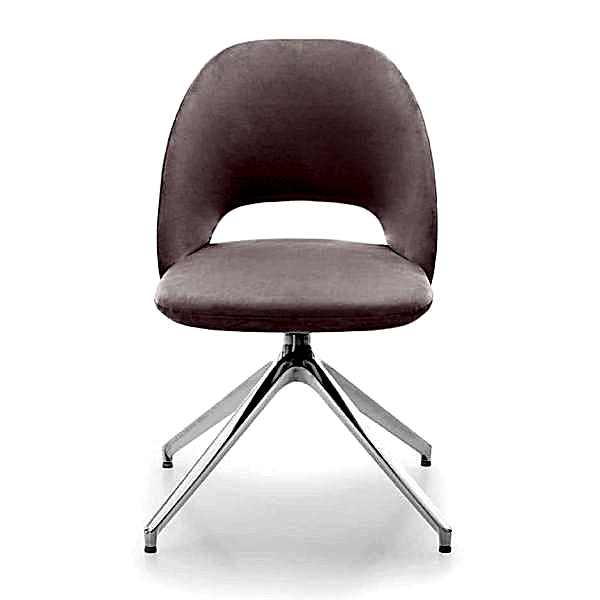 The soft brown upholstery adds a touch of sophistication