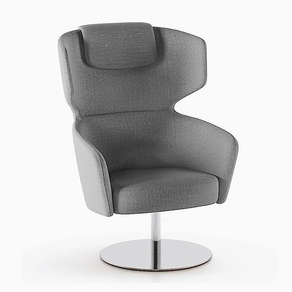This refined lounger combines style and comfort