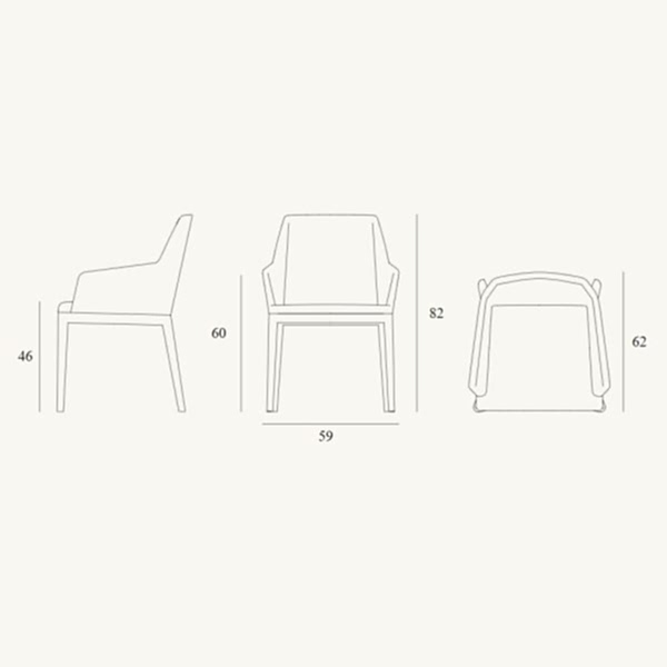 viva chair dimension