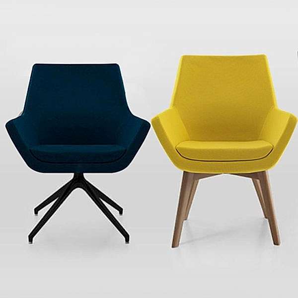 Add a dash of avant-garde aesthetics to your space with our armchair, showcasing a dynamic geometric pattern that stands out.
